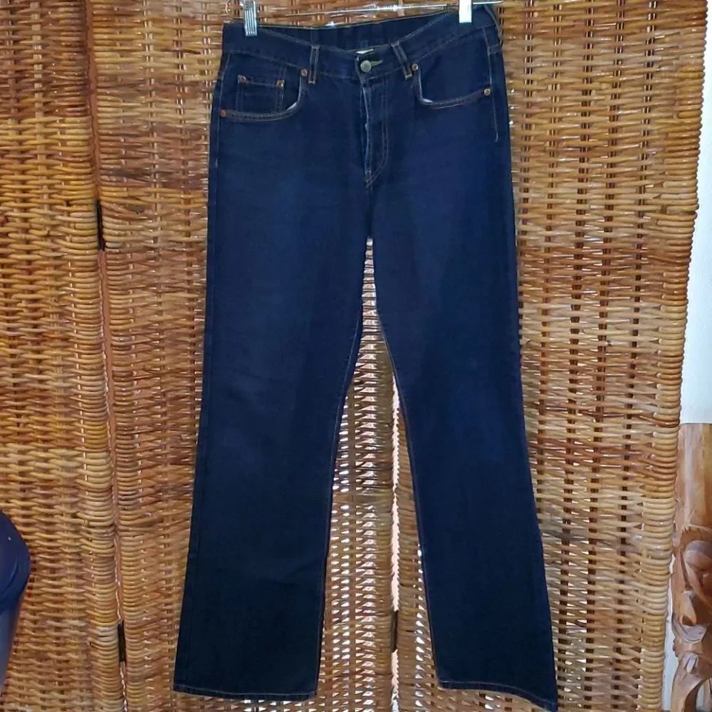 Lucky Brand Low Rise Flare Denim Dungarees Jeans Size 8